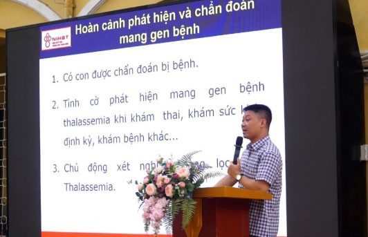 Tư vấn về bệnh tan máu bẩm sinh cho học sinh phổ thông